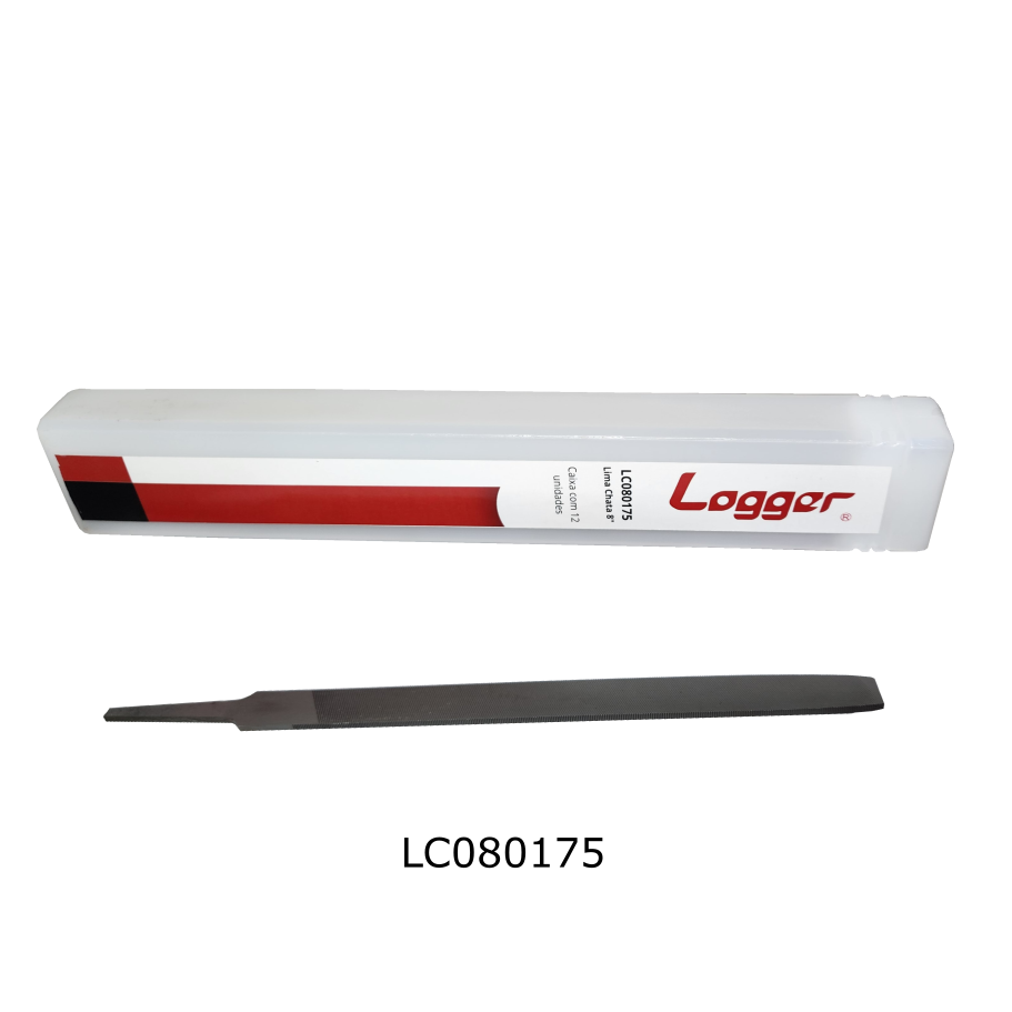 Lima Chata 8" para Afiação Logger