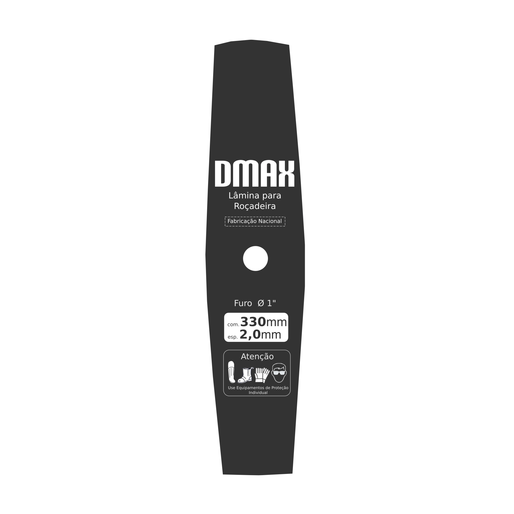 Lâmina 2 pontas 330x2x25mm