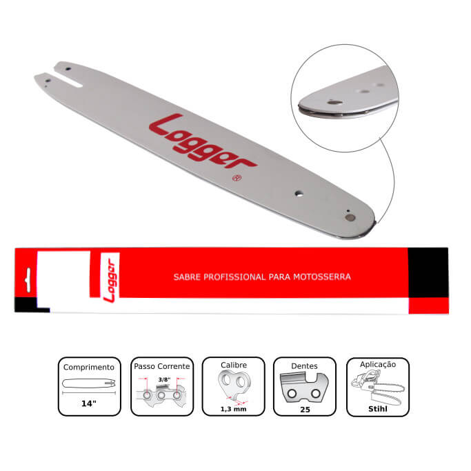 Sabre PR 14" para Motosserra Stihl 170 - Logger