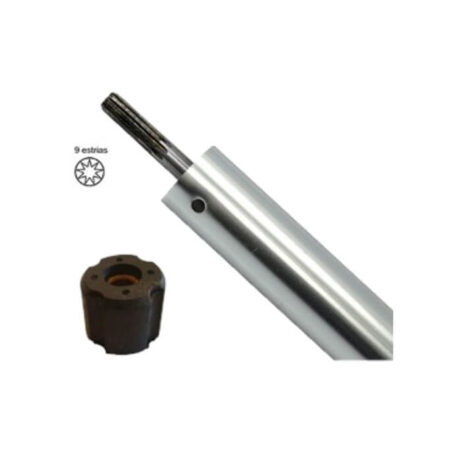 Tubo Completo c Eixo para Roçadeiras 43CC/28mm/1,5mm