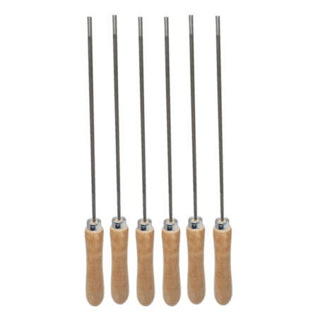 Lima Redonda para Afiação Bahco 4,0mm 5/32" com Cabo de Madeira